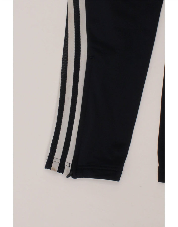 ADIDAS Boys Aeroready Tracksuit Trousers 11-12 Years  Navy Blue Polyester Vintage Adidas and Second-Hand Adidas from Messina Hembry 