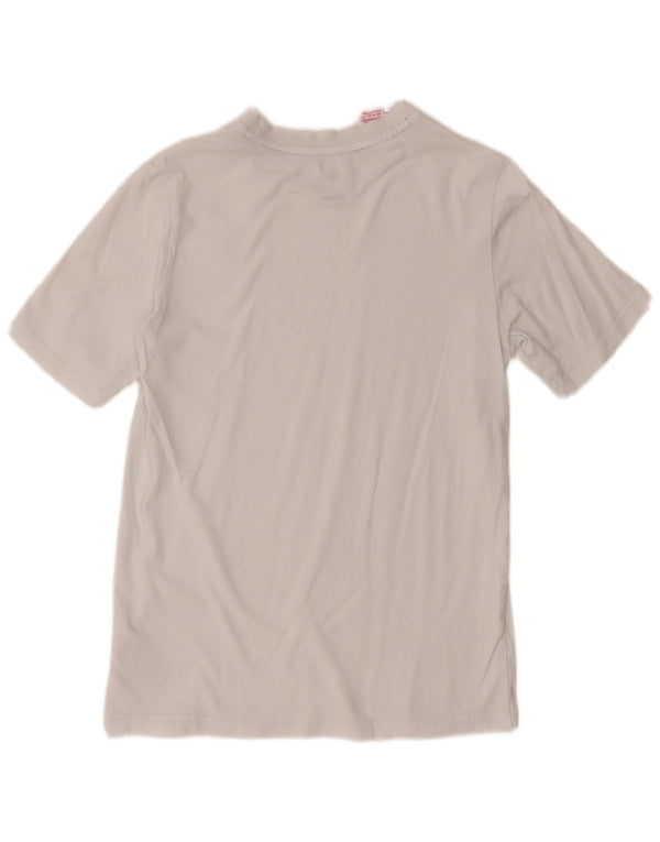 Adidas Boys T-Shirt Top 13-14 år Hvid Bomuld