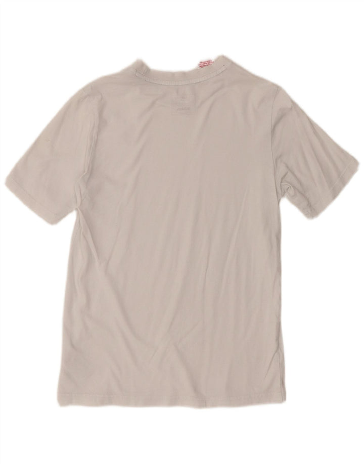 Adidas Boys T-Shirt Top 13-14 år Hvid Bomuld