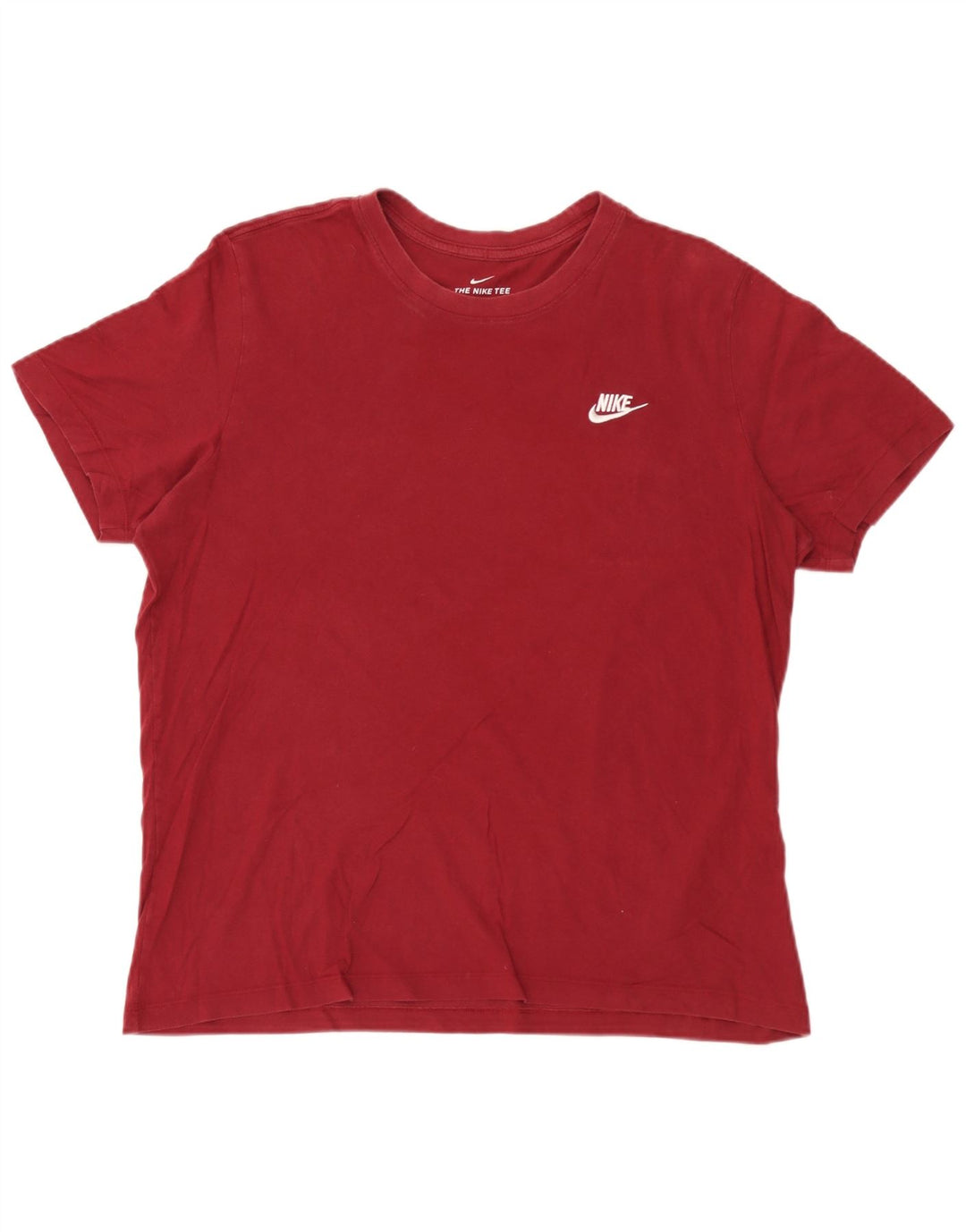 Nike Herre T-Shirt Top Stor Bourgogne Bomuld