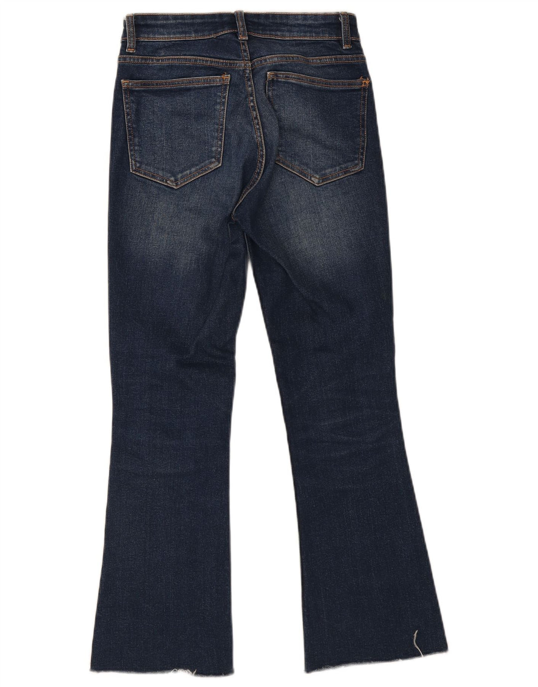 Zara Dame Flared Jeans EU 36 XS W26 L27 Blå Bomuld