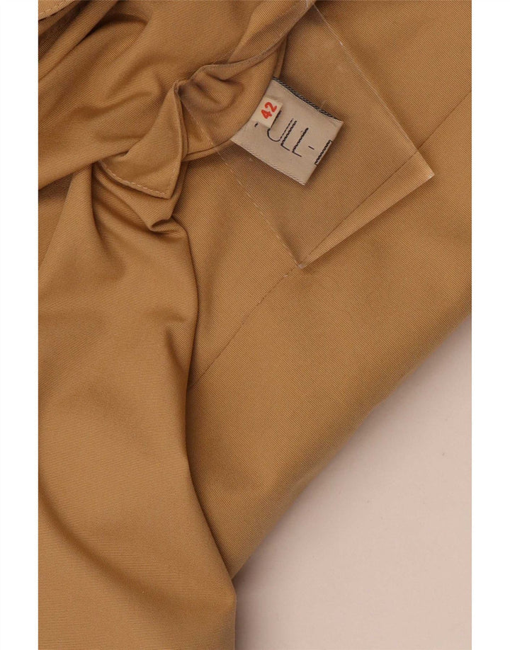 Vintage vendbar overfrakke til kvinder IT 42 Medium Beige