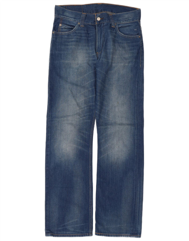 Levi's Herre 506 Straight Jeans W33 L34 Blå Bomuld