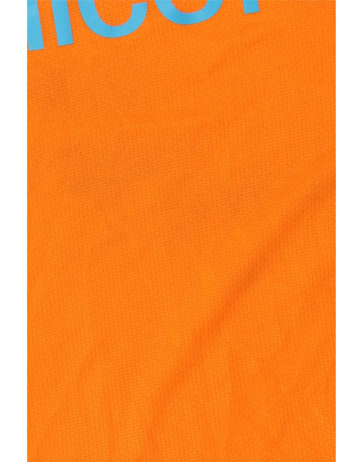 Nike Herre Barcelona Grafisk T-Shirt Top XL Orange Polyester