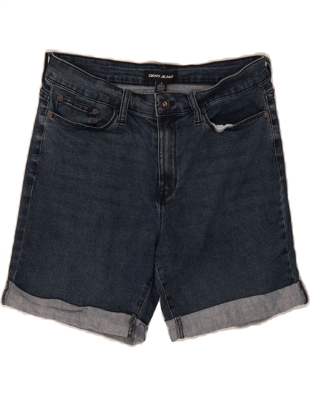 DKNY Womens Denim Shorts US 6 Medium W30  Blue Cotton Vintage Dkny and Second-Hand Dkny from Messina Hembry 
