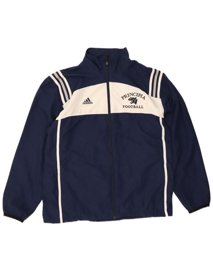 Adidas Herre Clima Proof Tracksuit Top Jakke Medium Navy Blue Polyester