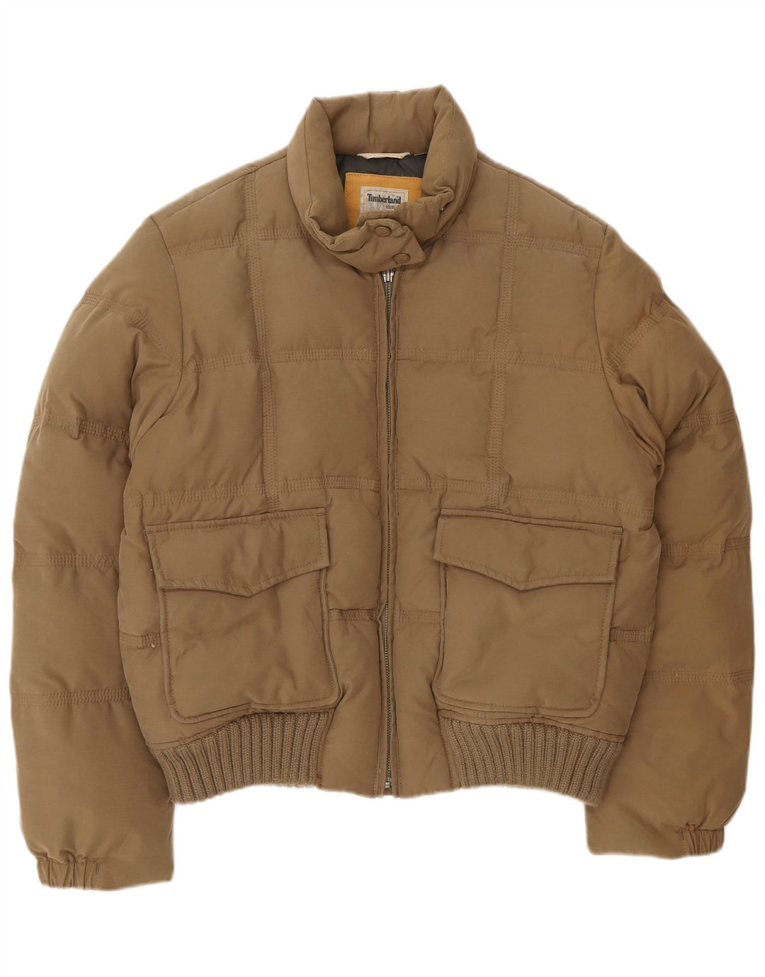 Timberland Polstret Damejakke UK 12 Medium Brun Bomuld