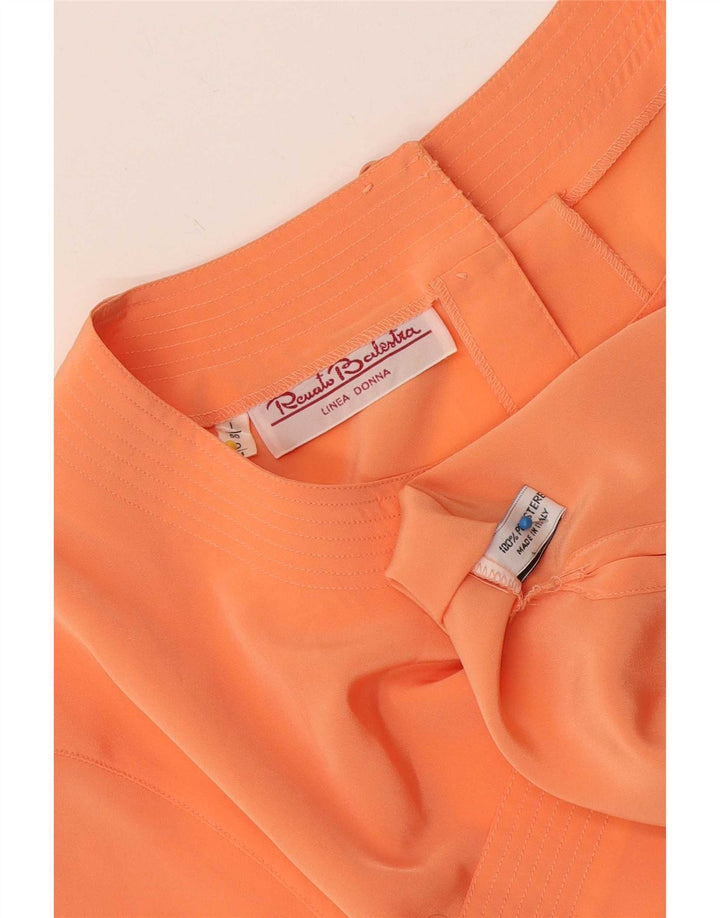 Renato Balestra Damebluse Top IT 50 XL Orange Polyester