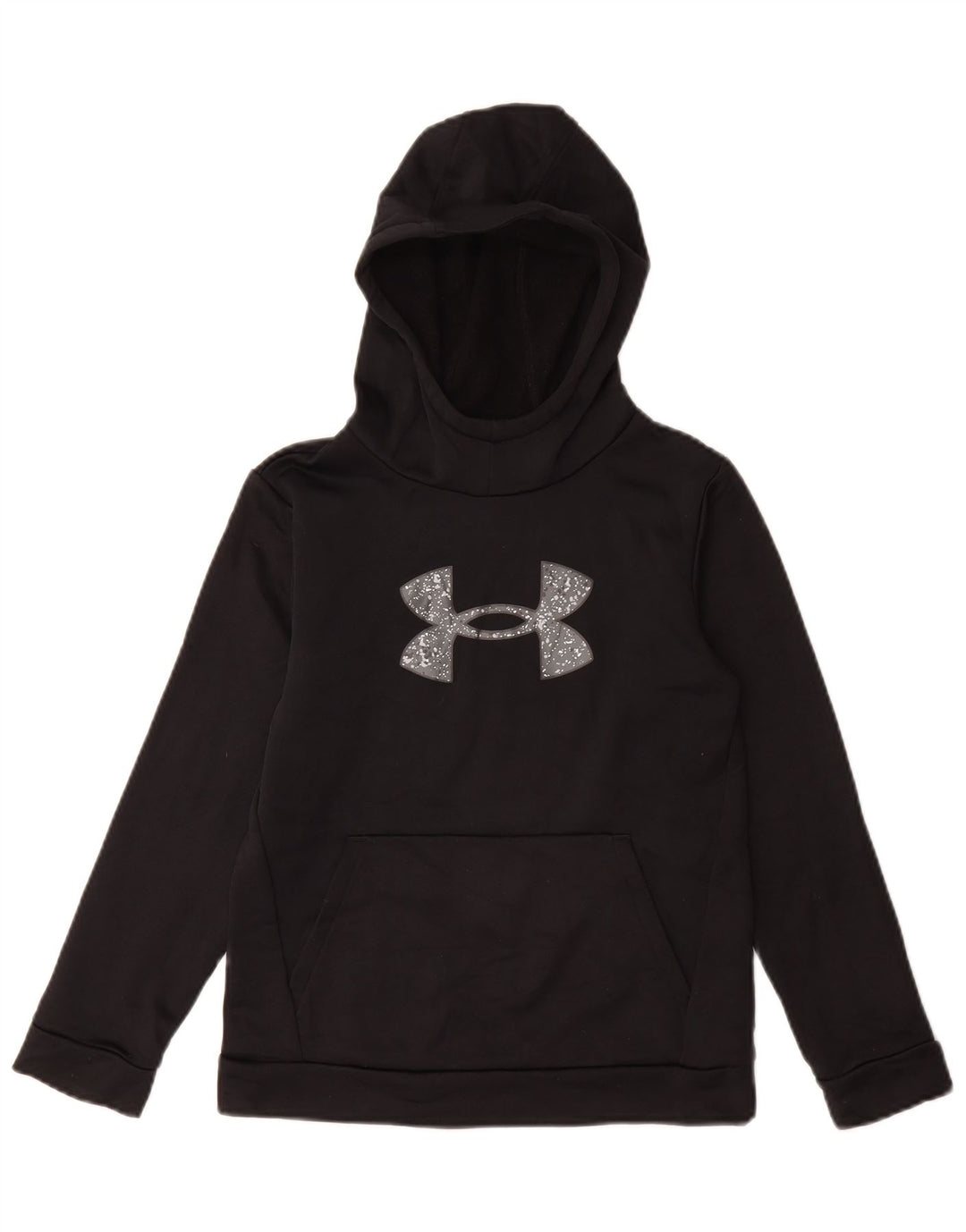 UNDER ARMOUR Piger løs grafisk hættetrøje trøje 9-10 år Medium Sort