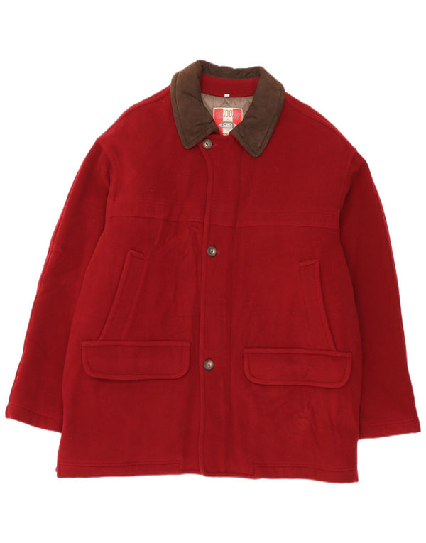 Ciao Herre Overfrakke IT 54 XL Rød Uld