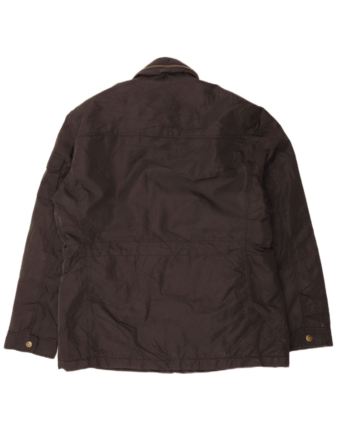 Esprit Herre Hooded Utility Jacket UK 44 2XL Sort Polyester