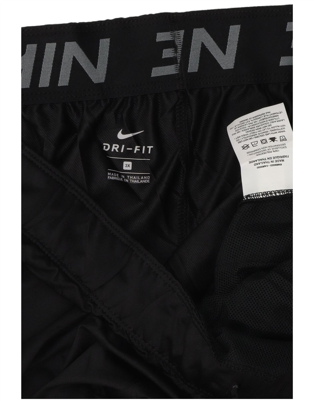 Nike Dame Dri Fit Capri Træningsdragt Bukser Joggers UK 20 2XL Sort