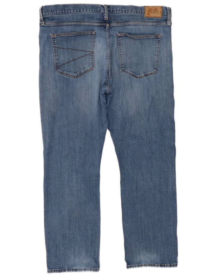 Marks & Spencer Straight Jeans til mænd W40 L29 Blå Bomuld