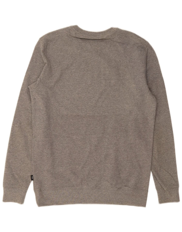 Vans Herre Grafisk Sweatshirt Jumper Medium Grå Bomuld