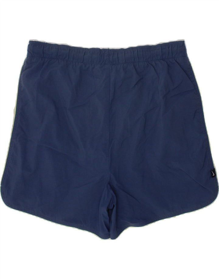NIKE Boys Sport Shorts 12-13 Years Large  Navy Blue Vintage Nike and Second-Hand Nike from Messina Hembry 