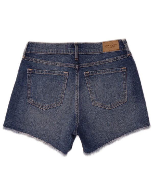 Abercrombie & Fitch Piger Distressed Denim Shorts 13-14 år W24 Blå