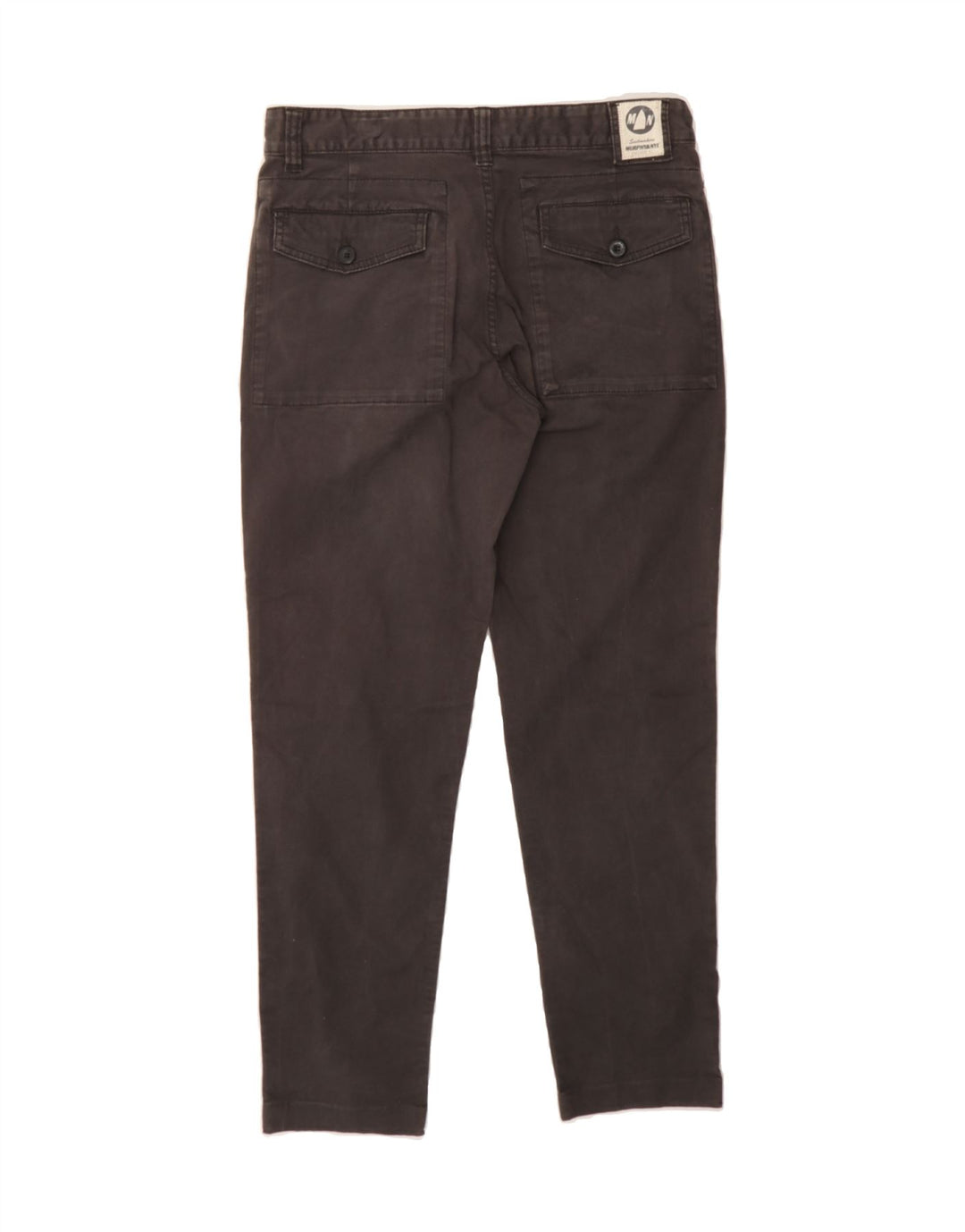 MURPHY & NYE Mens Slim Chino Trousers W32 L29 Brown Cotton Vintage Murphy & Nye and Second-Hand Murphy & Nye from Messina Hembry 
