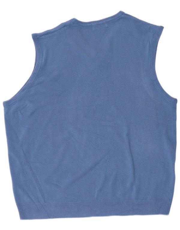 Marks & Spencer Herre Blue Harbor Vest Tank Top 2XL Blå Akryl