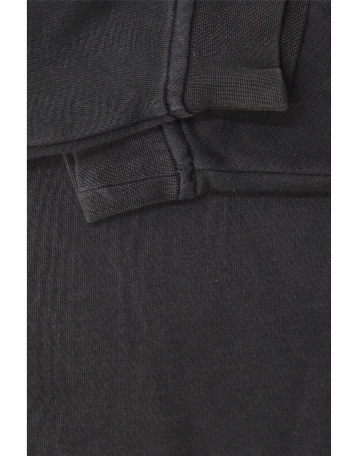 ADIDAS grafisk sweatshirt til mænd, lille sort bomuld