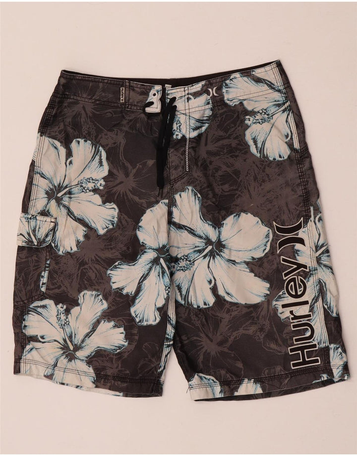 Hurley Herre grafiske badeshorts Medium Grey Floral Polyester