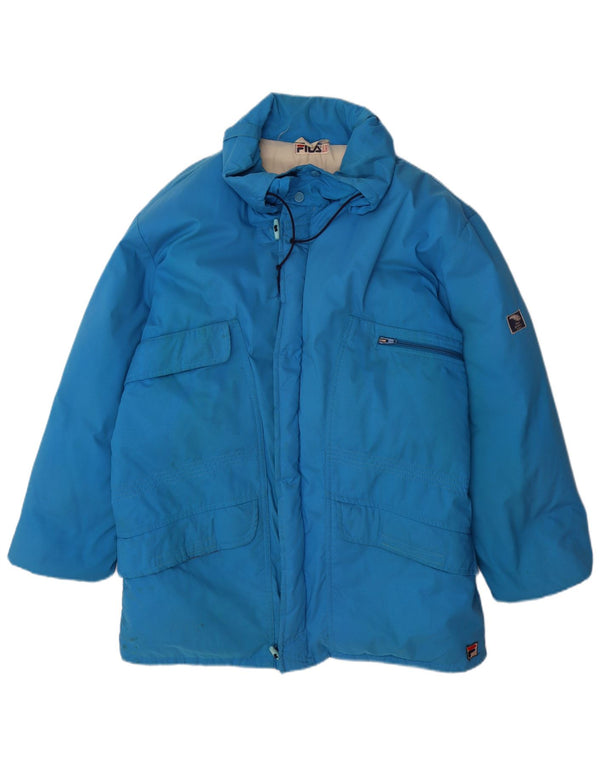 Fila Herre Polstret Frakke IT 52 Stor Blå