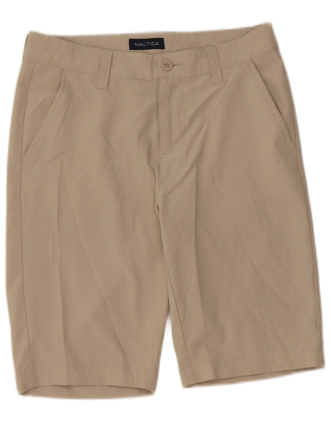 Nautica Boys Chino Shorts 13-14 år W26 Beige Polyester