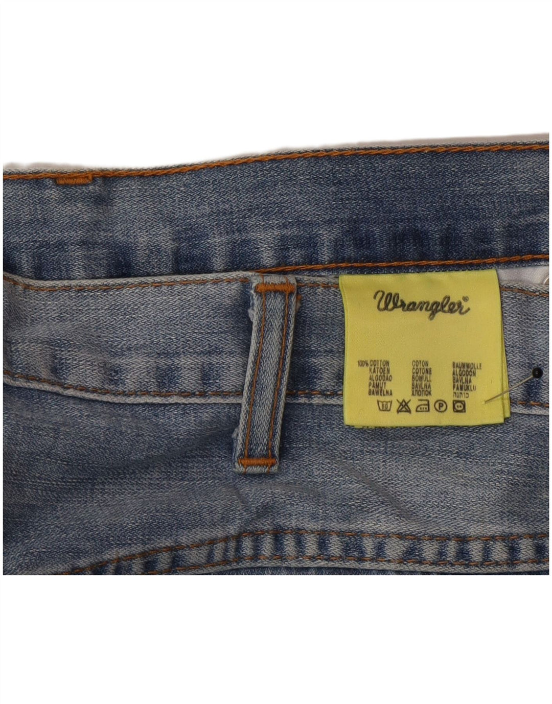 Wrangler Herre Texas Straight Jeans W36 L32 Blå Bomuld