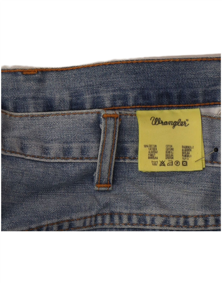 Wrangler Herre Texas Straight Jeans W36 L32 Blå Bomuld
