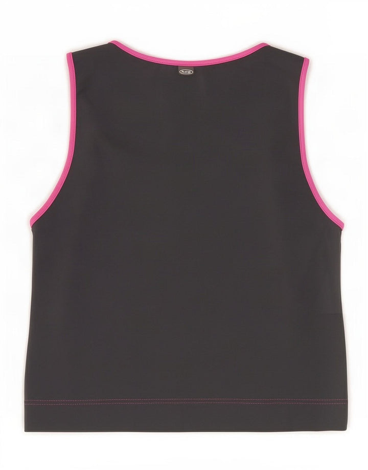 Reebok Dame Cami Top UK 14 Medium Pink Colourblock