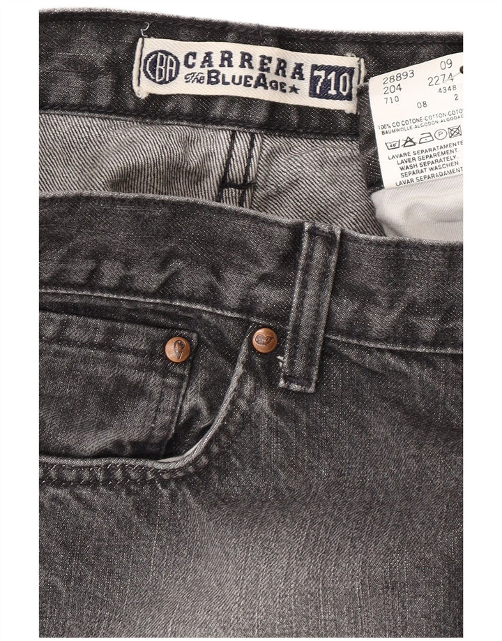 Carrera Herre Straight Jeans IT 52 XL W36 L30 Grå Bomuld
