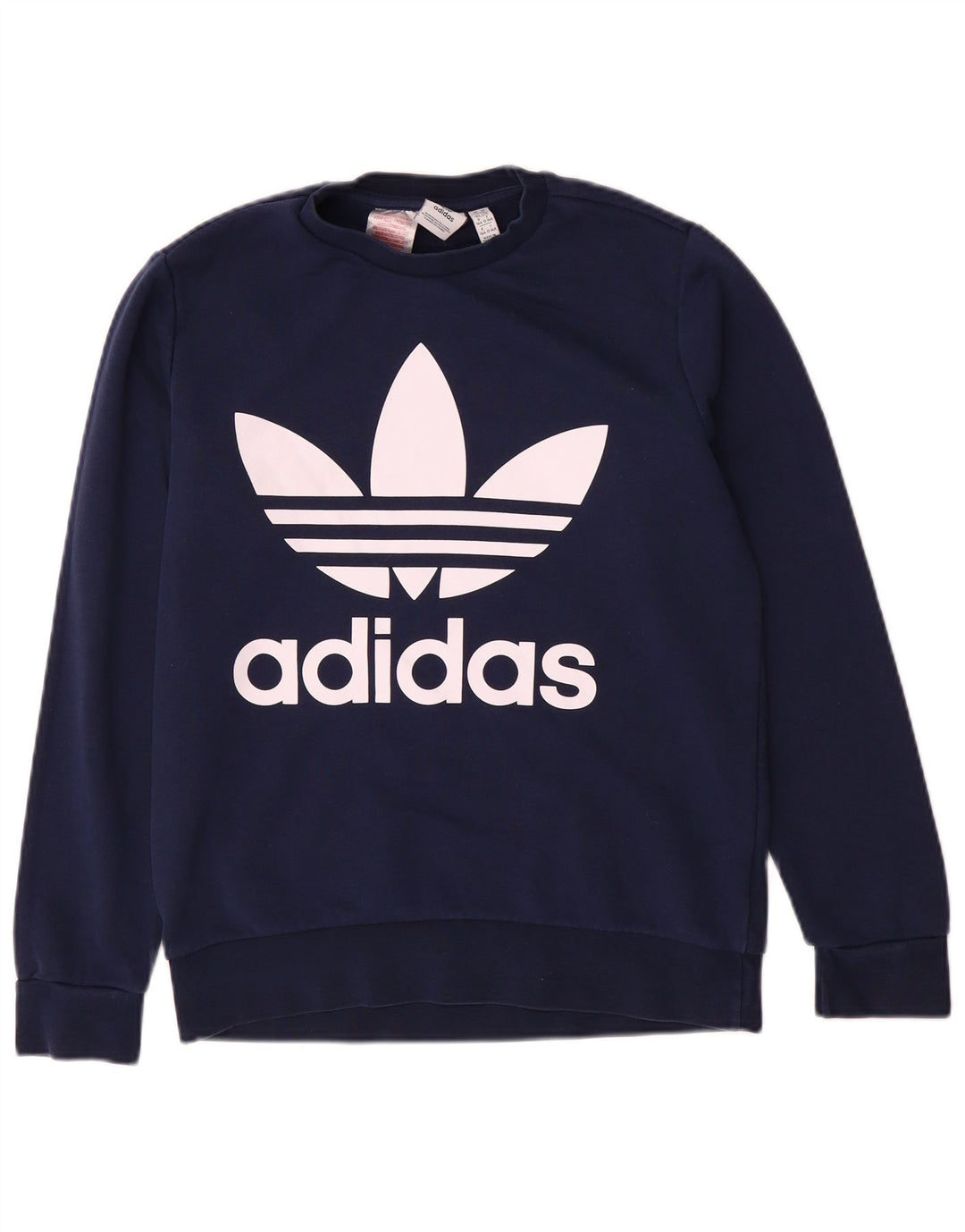Adidas Boys Sweatshirt Jumper 13-14 år Marineblå Bomuld