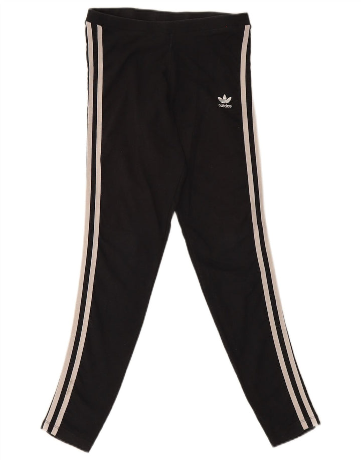 Adidas Dame Leggings UK 10 Small Black Bomuld