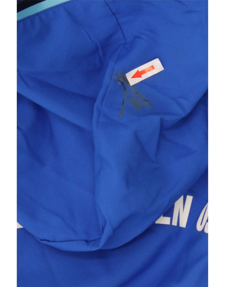 Adidas Herre grafisk træningsdragt med hætte Topjakke Medium Blue Polyester