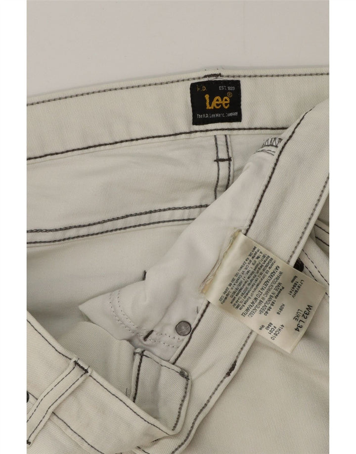 Lee Slim Jeans til mænd W32 L29 Hvid