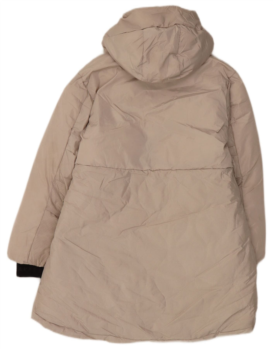 Ted Baker piger grafisk hætte polstret frakke 9-10 år beige polyester