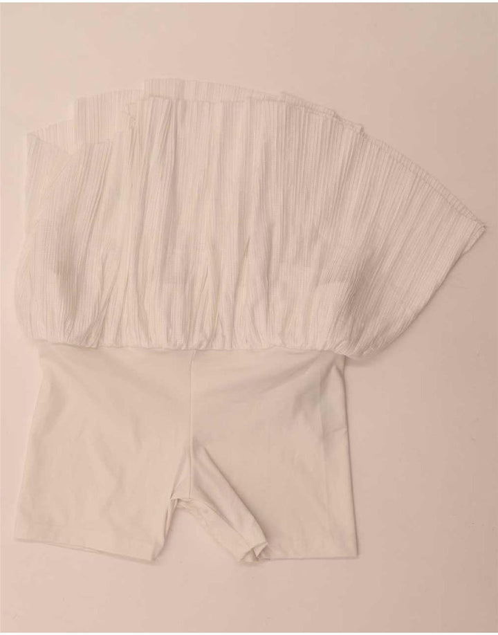 Adidas Womens Slim Fit Skort UK 12/14 Medium  White Polyester