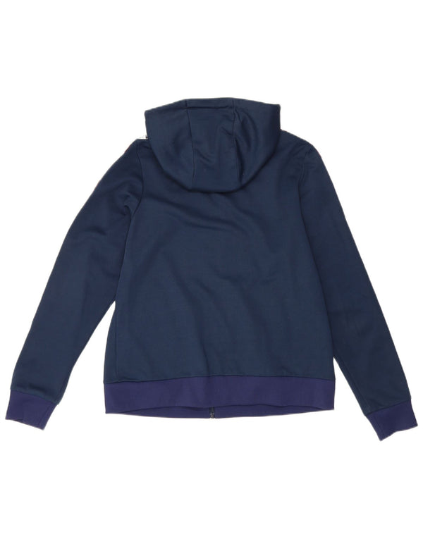 Ellesse Dame Hættetrøje Sweater UK 12 Medium Navy Blue Colourblock