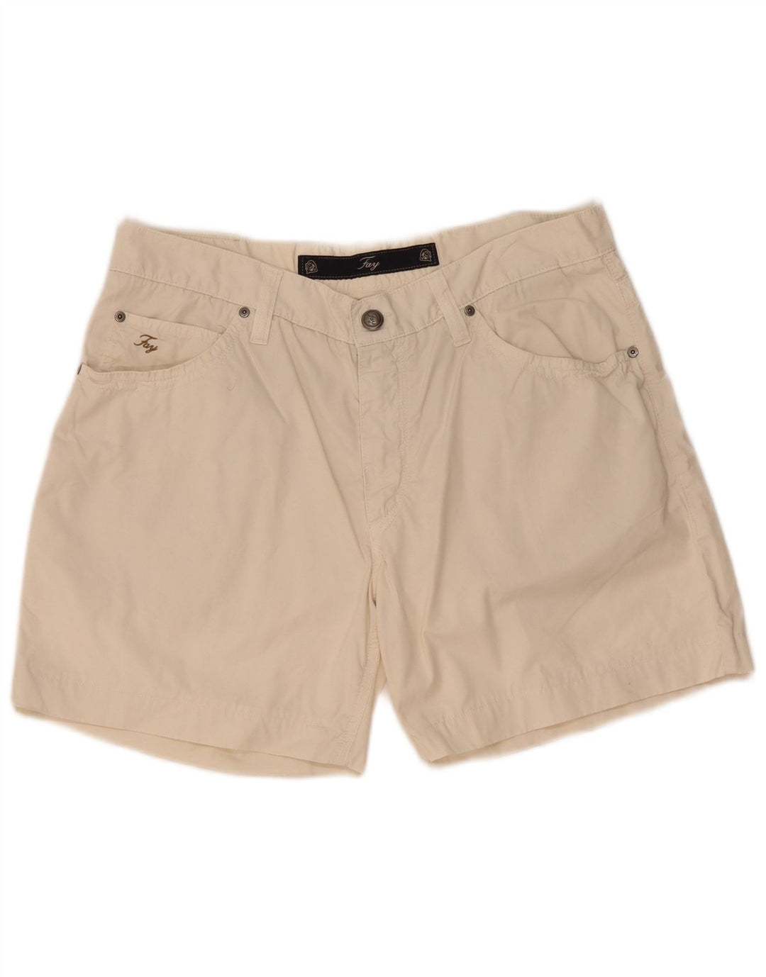 Fay Herre Casual Shorts W38 XL Beige Bomuld