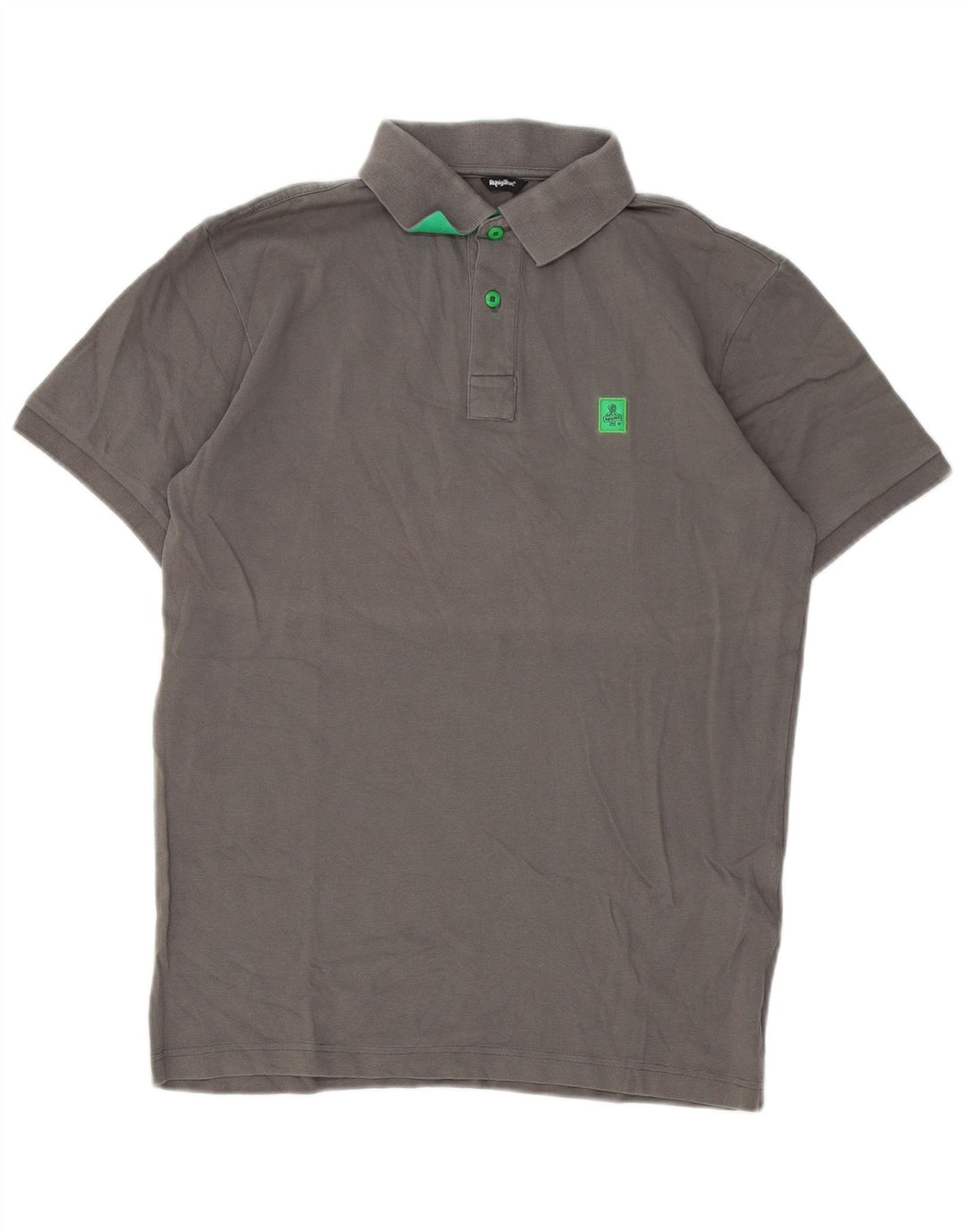 Refrigue herre poloshirt mellemgrå bomuld