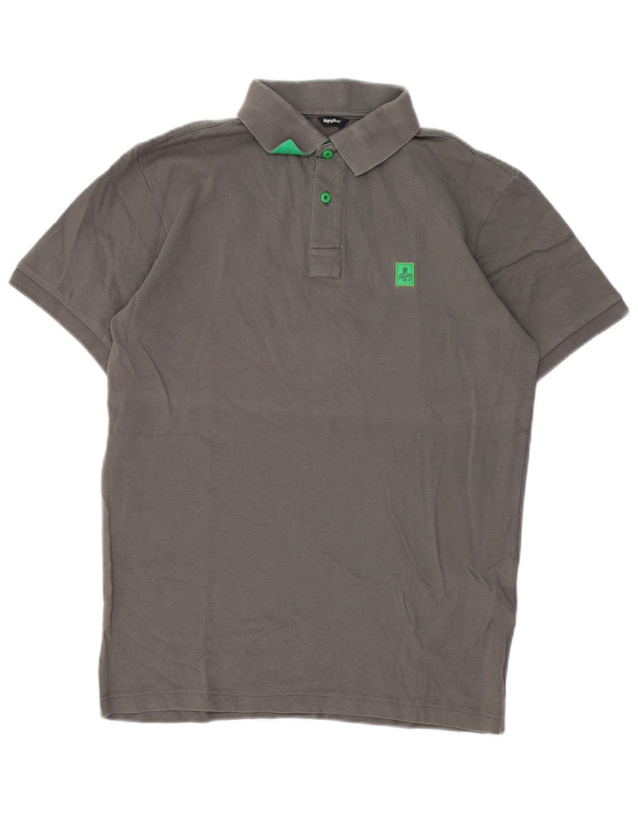 Refrigue herre poloshirt mellemgrå bomuld