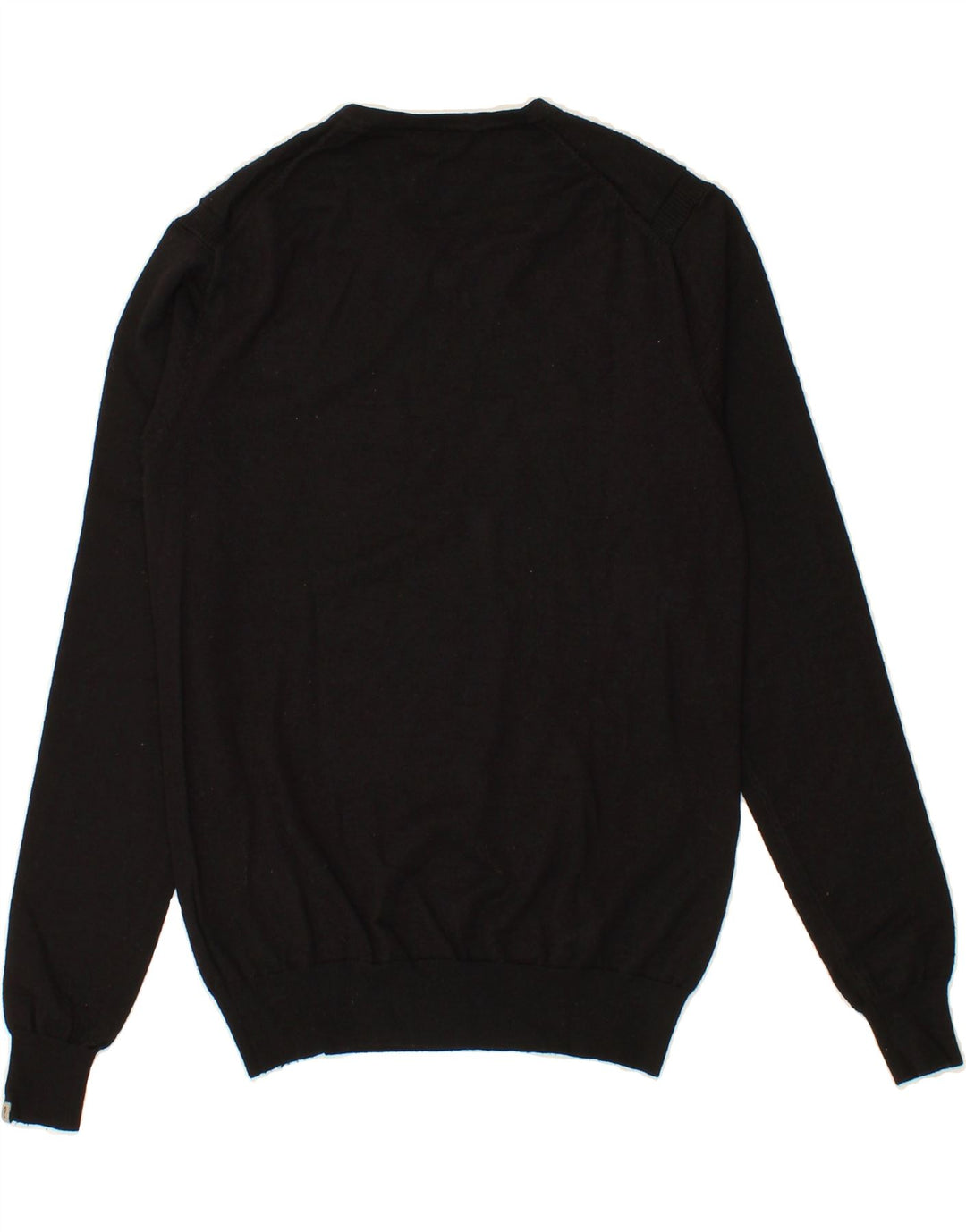 GUESS Mens V-Neck Jumper Sweater XS Black Acrylic Vintage Guess and Second-Hand Guess from Messina Hembry 