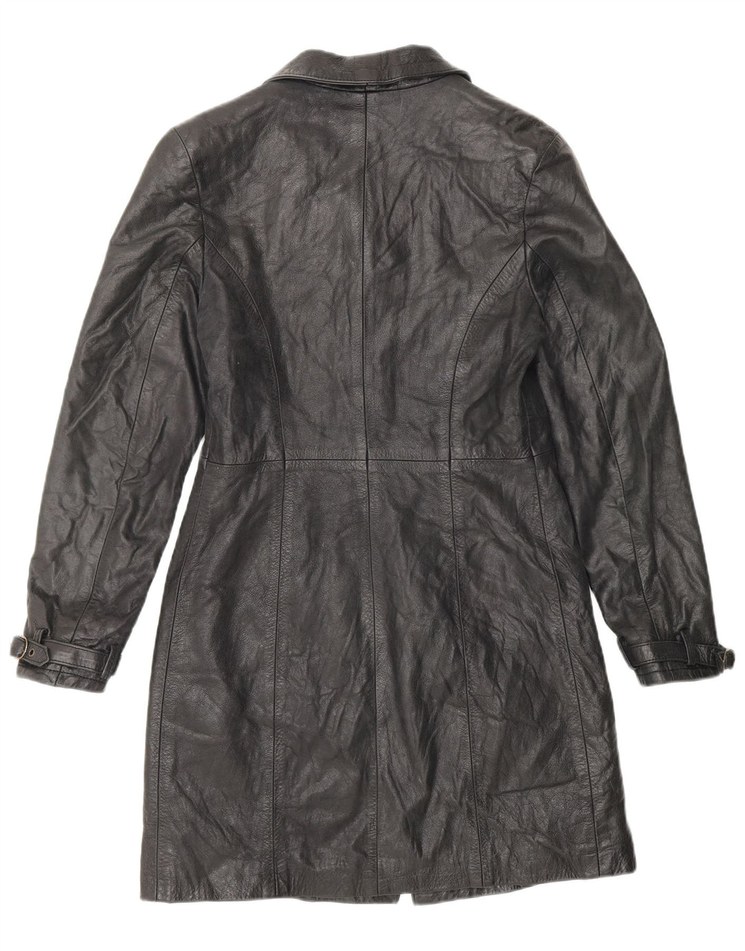 Vimapel læderfrakke til kvinder UK 10 Small Black Classic