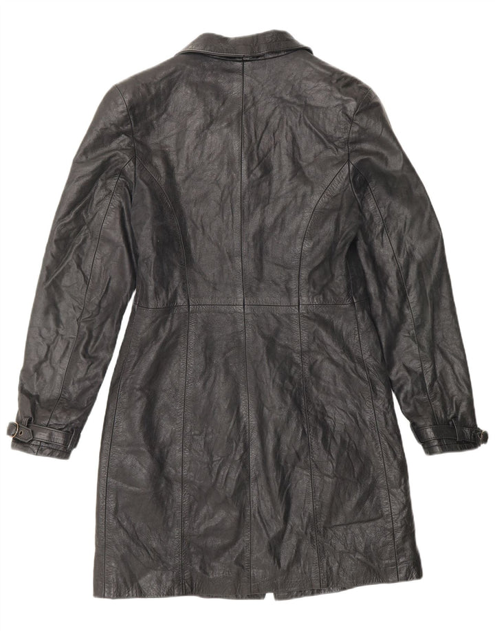 Vimapel læderfrakke til kvinder UK 10 Small Black Classic