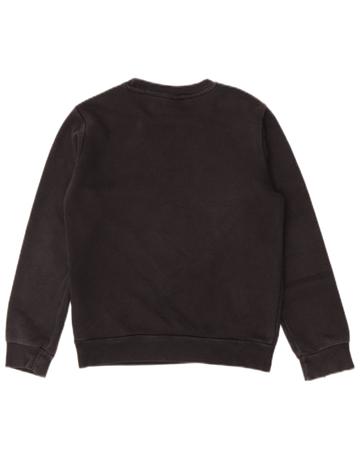 Adidas Boys Graphic Sweatshirt Jumper 9-10 år Sort Bomuld