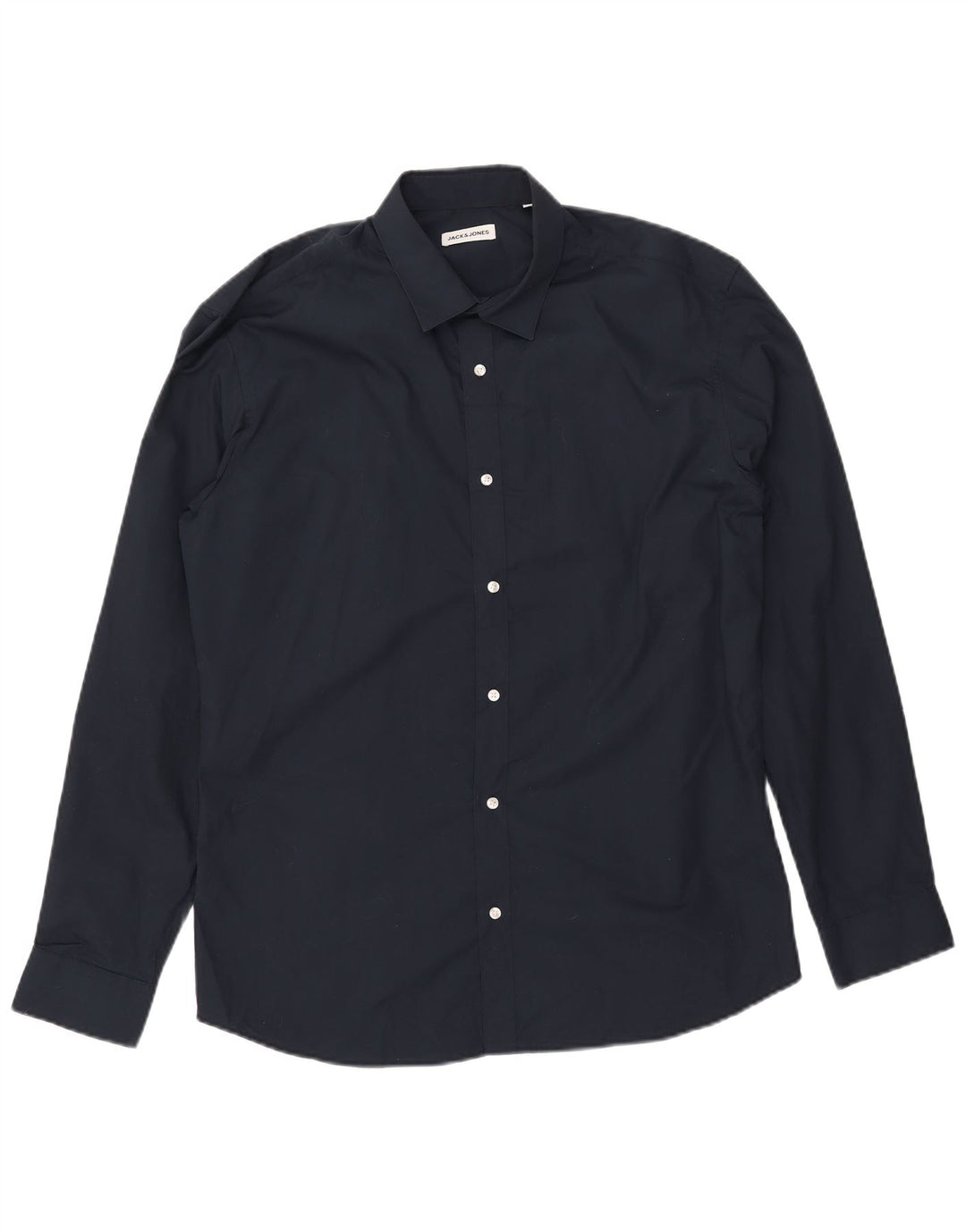 JACK & JONES Herreskjorte XL Marineblå Polyester
