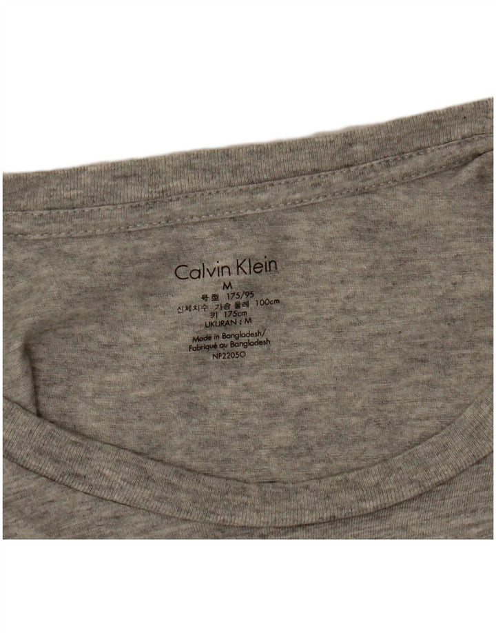 CALVIN KLEIN Herre T-Shirt Top Medium Grå