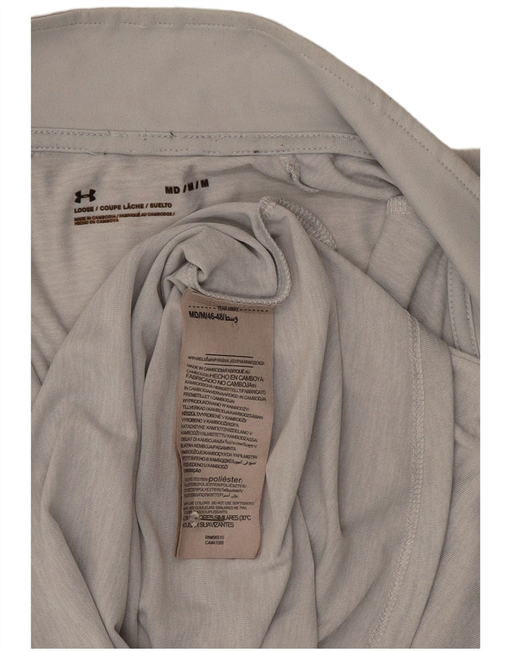 Under Armour Herre lynlåshals Loose Fit Top Langærmet Medium Grey Polyester