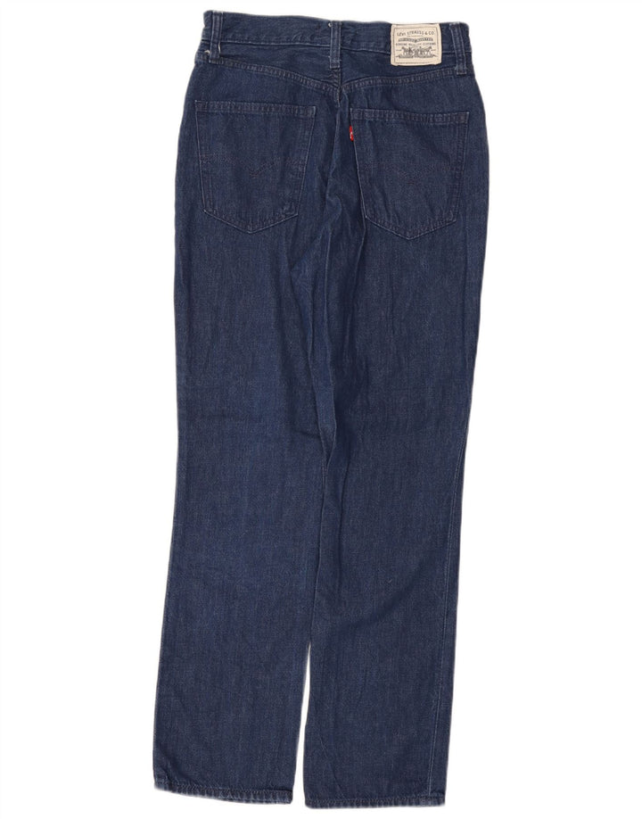 Levi's lige jeans til kvinder W27 L29 Marineblå bomuld