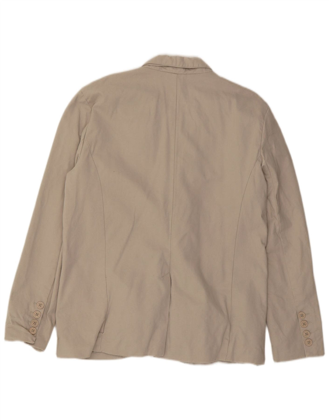 French Connection Herre 2 Button Blazer Jacket UK 42 XL Beige Bomuld