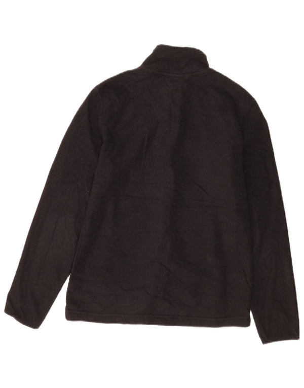 Marks & Spencer Dame Oversized Fleecejakke UK 10 Small Black Polyester
